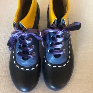 New John Fleuvog Leather Multi-Color Shoes